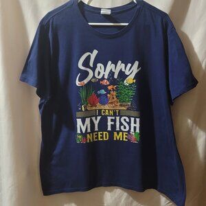 T-Shirt Size XXL Color Navy Blue